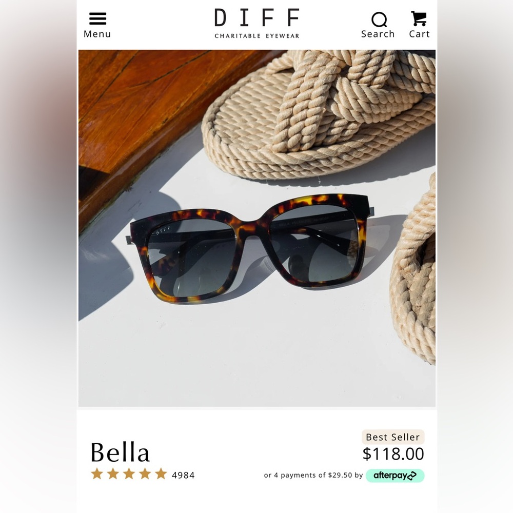 Diff Eyewear, Bella style, Sunglasses
